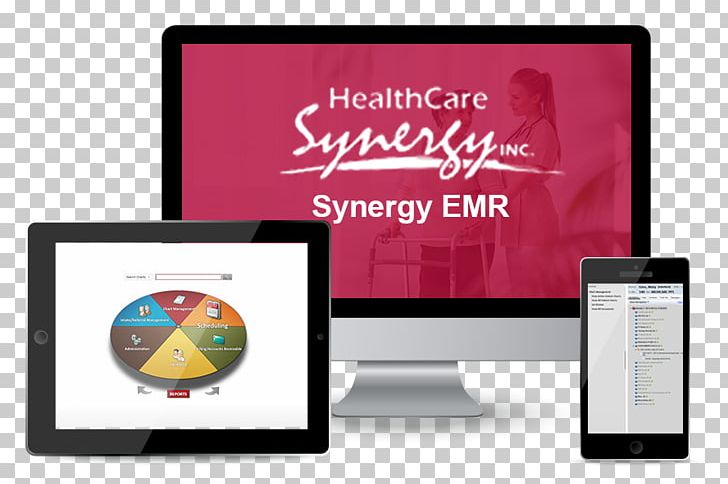SYNERGY HomeCare Home Care Service Home Health Care Software Display Device PNG, Clipart, Brand, Communication, Display Advertising, Display Device, Electronic Health Record Free PNG Download