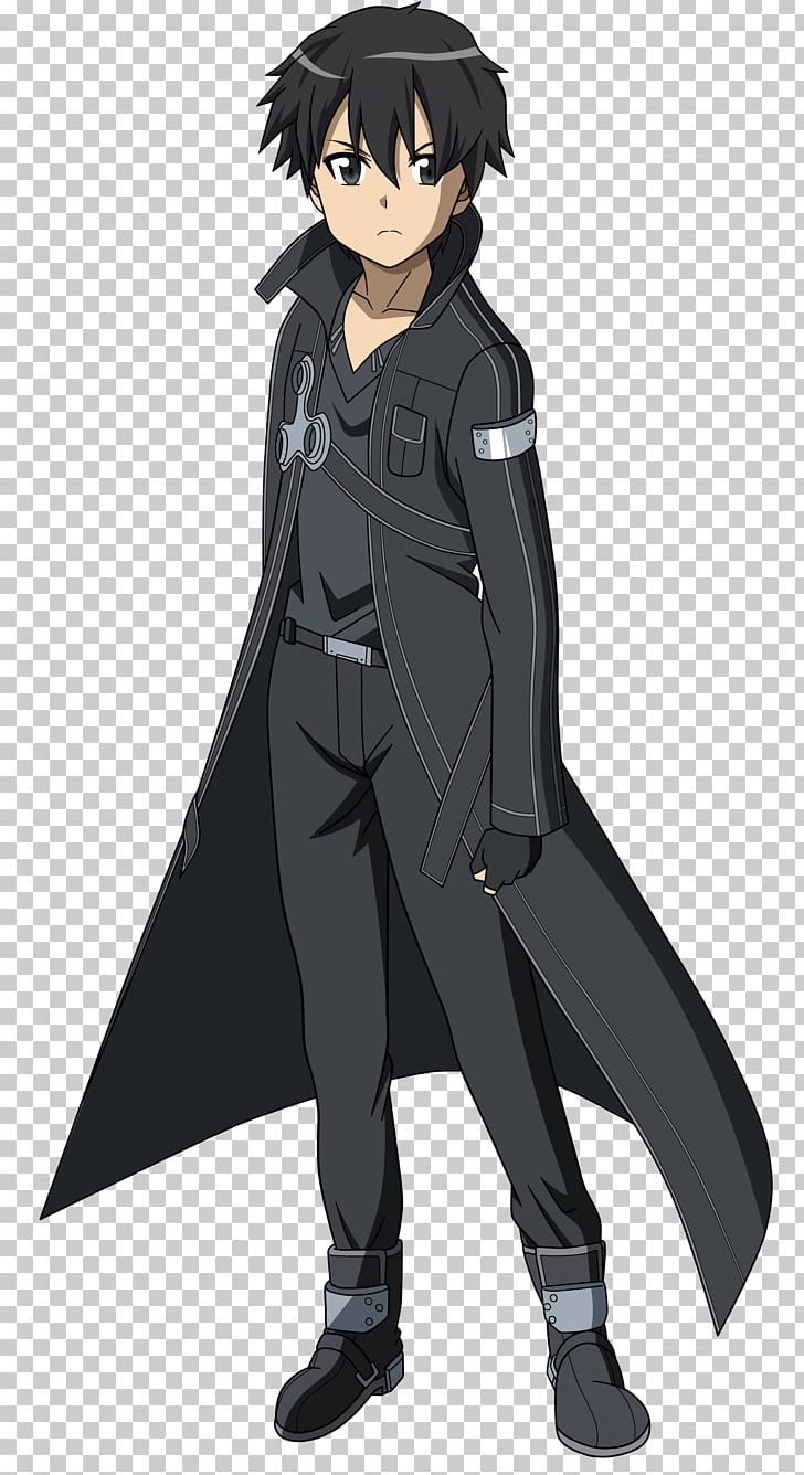 Kirito Asuna Sword Art Online Anime PNG, Clipart, Anime, Asuna, Black, Black Hair, Cartoon Free PNG Download