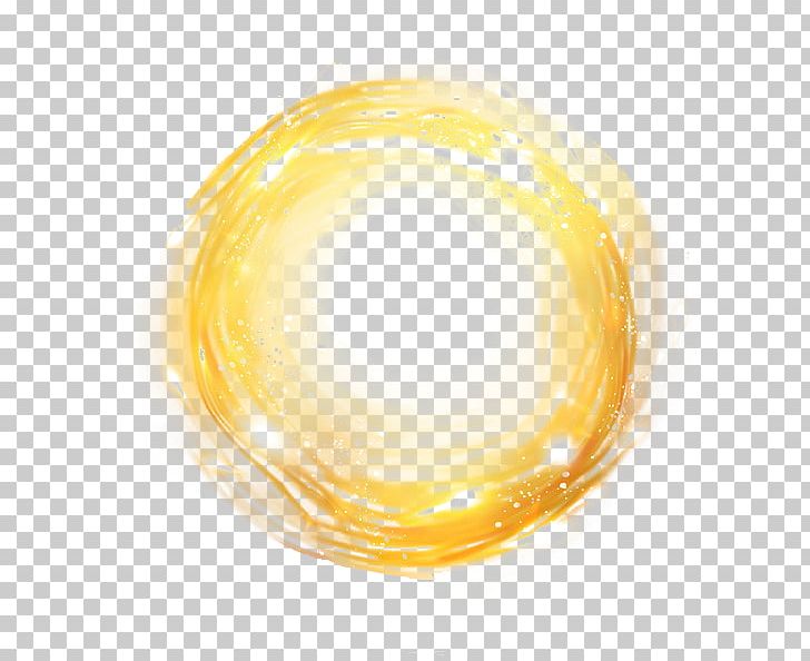 yellow circle outline