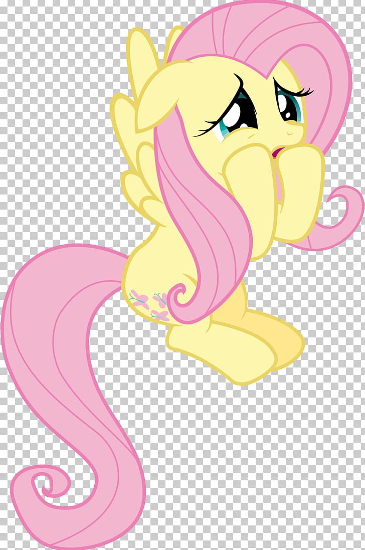 Fluttershy My Little Pony Horse Illustration PNG, Clipart, Animals, Art, Artist, Cartoon, Deviantart Free PNG Download