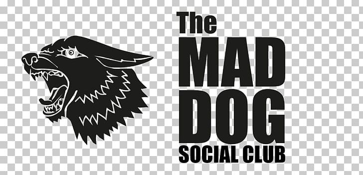 Mad Dog Speakeasy Logo In The Heart Of Turin PNG, Clipart, Black, Black And White, Brand, Cocktail, Dog Free PNG Download