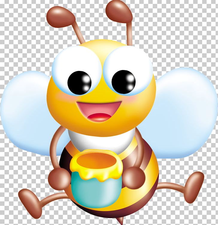 Bee Cartoon Illustration PNG, Clipart, Animal, Animation, Beak, Bee, Bee Hive Free PNG Download