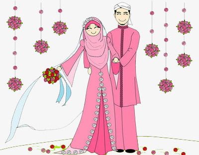 Muslim Wedding PNG, Clipart, Cartoon, Happy, Islam, Marry, Muslim Clipart Free PNG Download