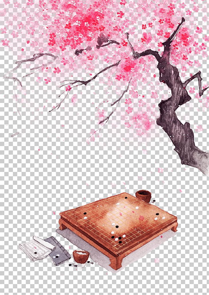 China Chinese Art Watercolor Painting Drawing PNG, Clipart, Art, Asian Art, Blossom, Che, Cherry Blossom Free PNG Download