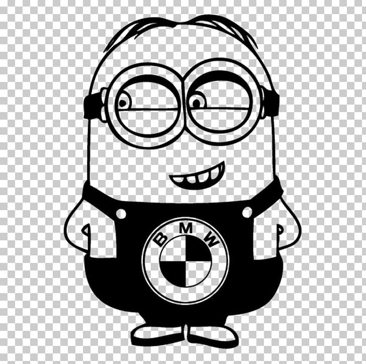 Window Car Decal Sticker Minions PNG, Clipart, Area, Black And White, Bob The Minion, Communication, Despicable Me Free PNG Download