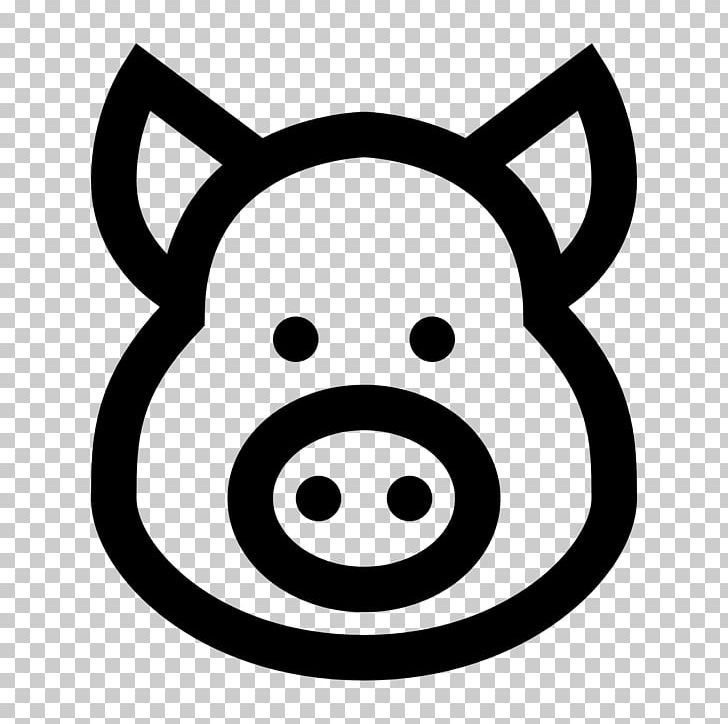 Computer Icons Hereford Pig Symbol PNG, Clipart, Black, Black And White, Computer Icons, Domestic Pig, Head Free PNG Download