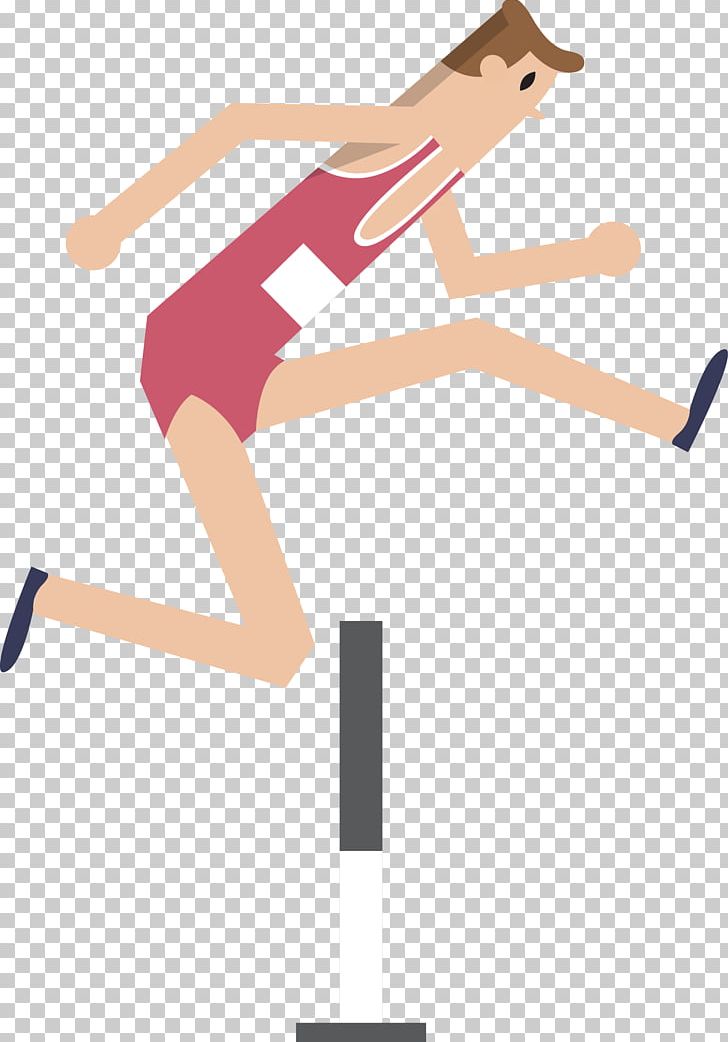 Hurdling Athlete Sport PNG, Clipart, Angle, Arm, Cartoon, Creative Design, Encapsulated Postscript Free PNG Download