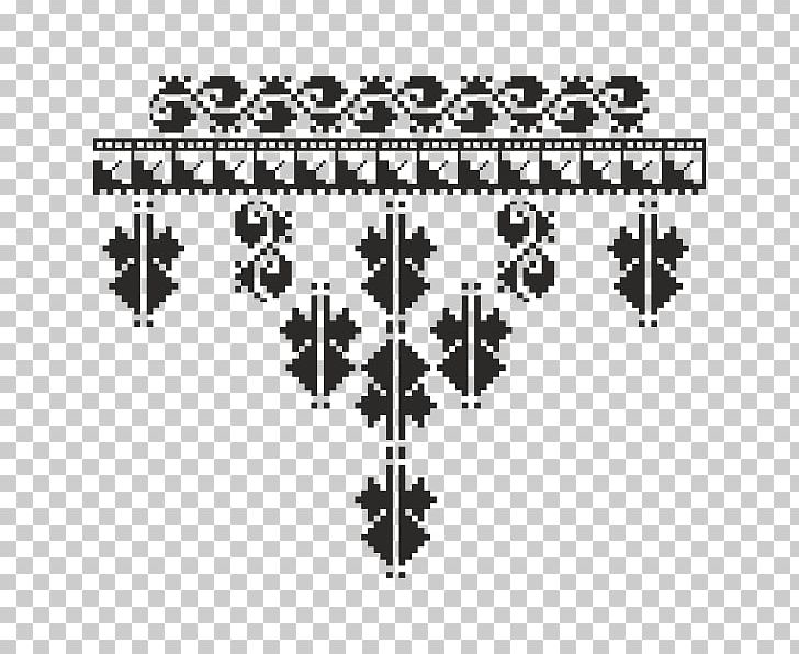 Romania Cross-stitch Embroidery Pattern PNG, Clipart, Black, Black And White, Branch, Crossstitch, Embroidery Free PNG Download