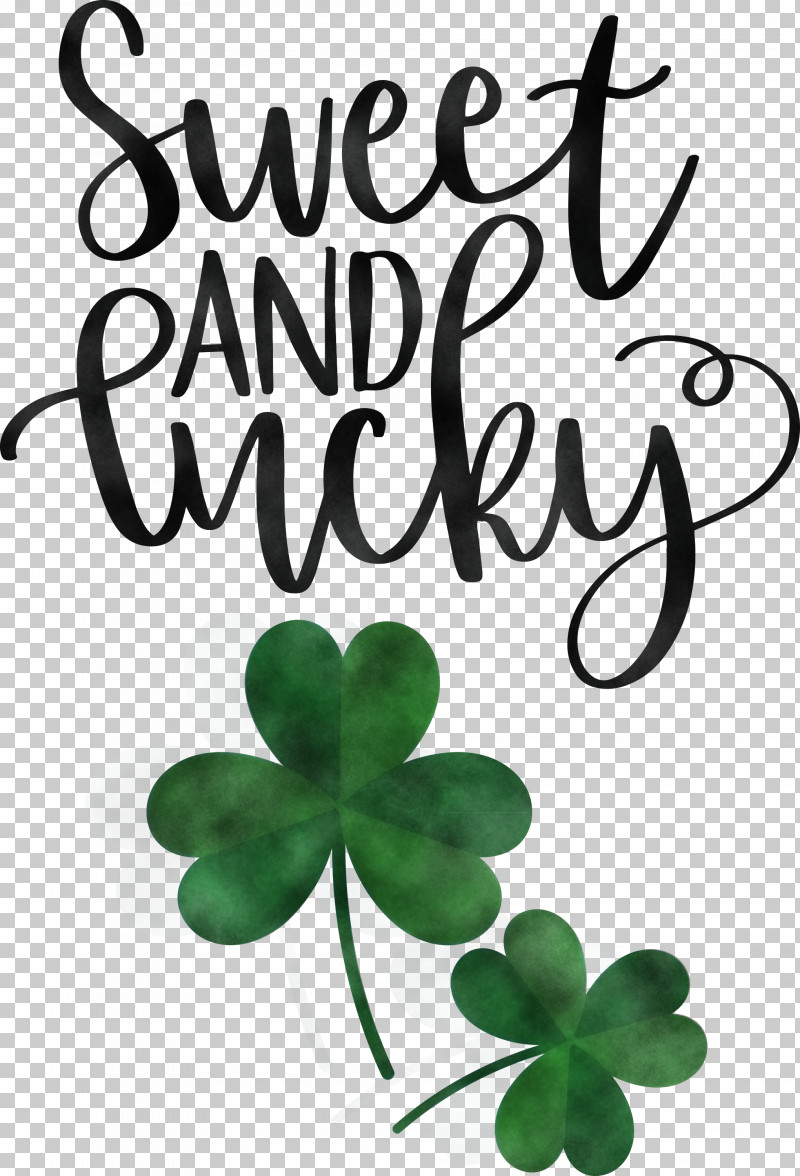 Sweet And Lucky St Patricks Day PNG, Clipart, Bag, Clover, Decal, Fourleaf Clover, Gift Free PNG Download
