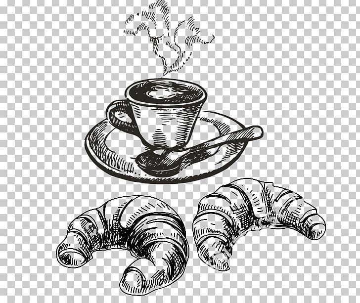 Coffee Cup Espresso Drawing PNG, Clipart, Artwork, Black And White, Body Jewelry, Coffee, Coffee Cup Free PNG Download