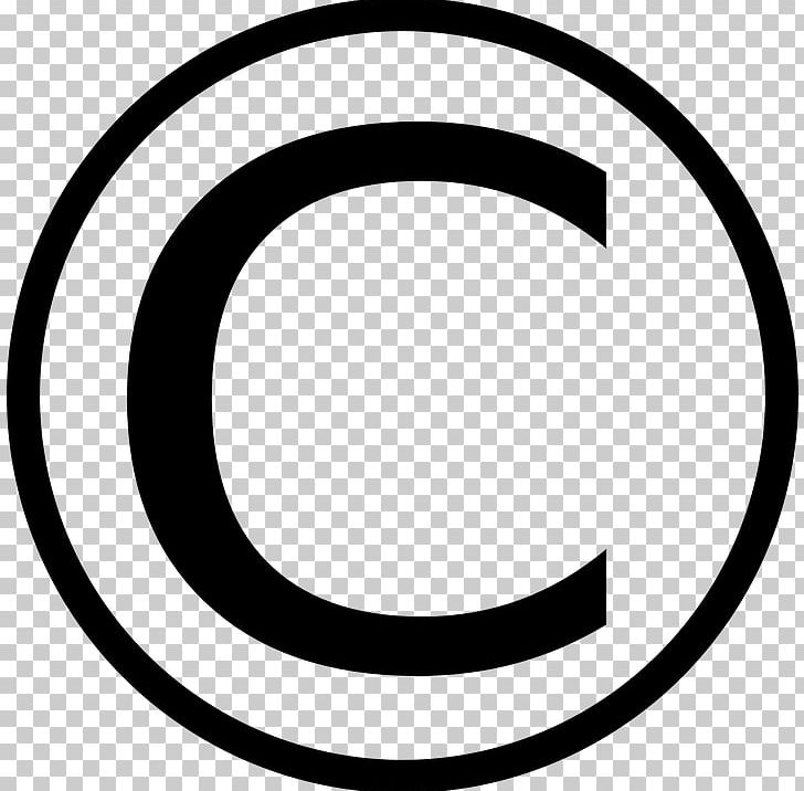 Copyright Symbol PNG, Clipart, Area, Black And White, Circle, Clip Art, Computer Icons Free PNG Download