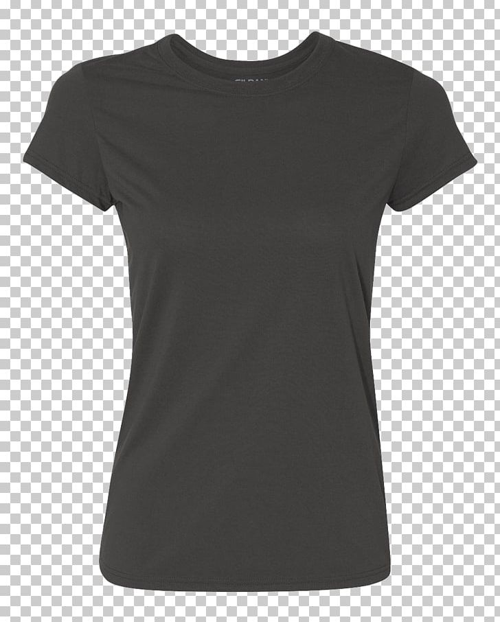 Printed T-shirt Clothing Sleeve PNG, Clipart, Active Shirt, Angle, Black, Clothing, Gildan Free PNG Download