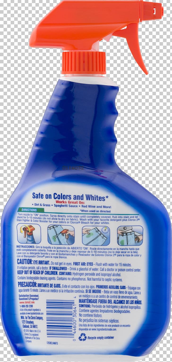 Stain Removal Laundry Spray The Clorox Company PNG, Clipart, Bottle, Clorox Company, Color, Colors, Fluid Ounce Free PNG Download