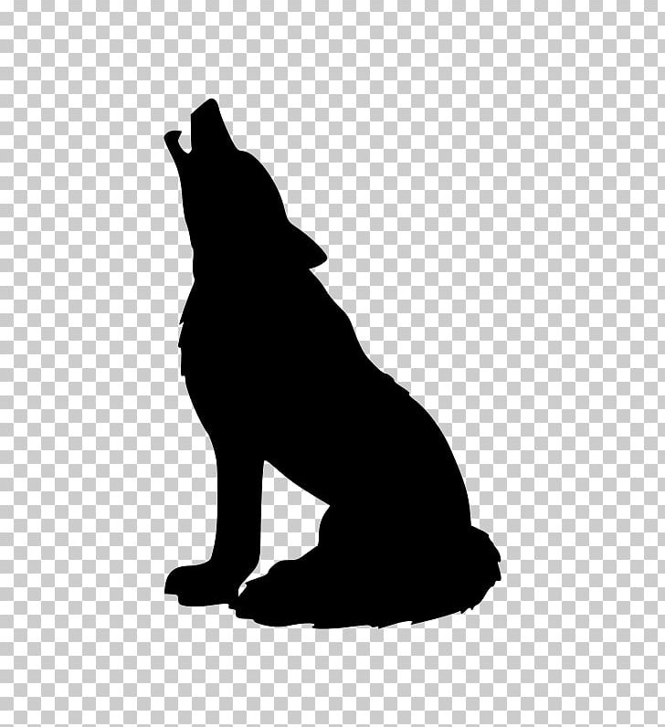 Gray Wolf Drawing Silhouette PNG, Clipart, Animals, Art, Bear, Black, Black And White Free PNG Download