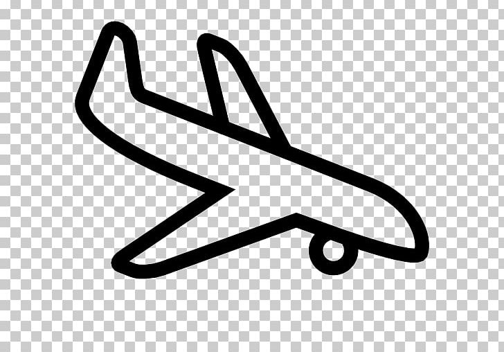 Airplane Landing Computer Icons PNG, Clipart, Aircraft, Airplane, Angle, Area, Black And White Free PNG Download