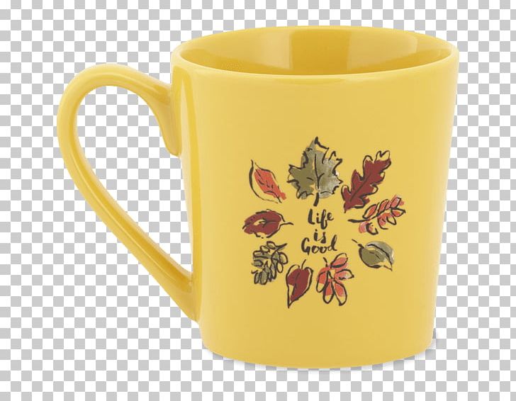 T-shirt Coffee Cup Mug Life Is Good Company PNG, Clipart, Ceramic, Circle Leaves, Clothing, Coffee Cup, Cup Free PNG Download