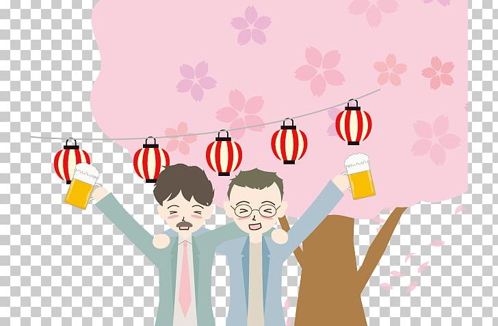 Hanami Paper Lantern PNG, Clipart, Art, Cartoon, Cherry Blossom, Child, Communication Free PNG Download