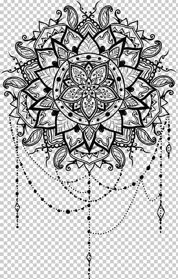 Line Art Mandala Drawing Ornament PNG, Clipart, Area, Art, Artwork, Black And White, Circle Free PNG Download