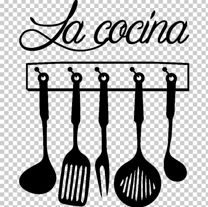 Stencil Wall Decal Kitchen Utensil PNG, Clipart, Art, Black And White, Decorative Arts, Dining Room, Kitchen Free PNG Download