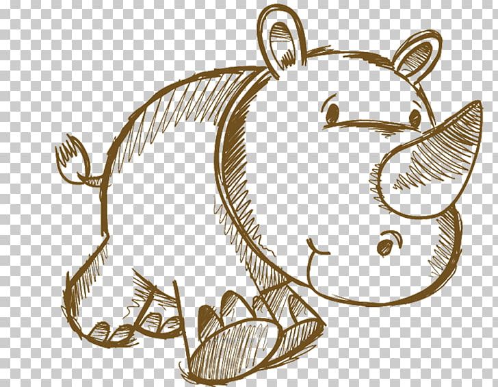 Rhinoceros Drawing Cartoon Animal PNG, Clipart, Animal, Animals, Black And White, Cartoon, Comics Free PNG Download