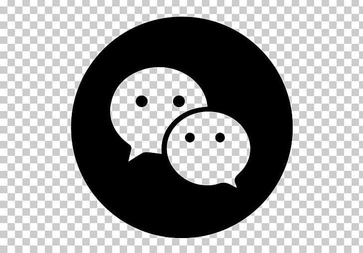 WeChat Social Media Tencent Computer Icons PNG, Clipart, Black, Black And White, Black Logo, Circle, Computer Icons Free PNG Download