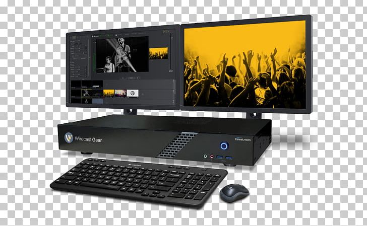 Wirecast Telestream Streaming Media Broadcasting Workstation PNG, Clipart, Broadcasting, Computer, Computer Hardware, Computer Monitor Accessory, Electronic Device Free PNG Download