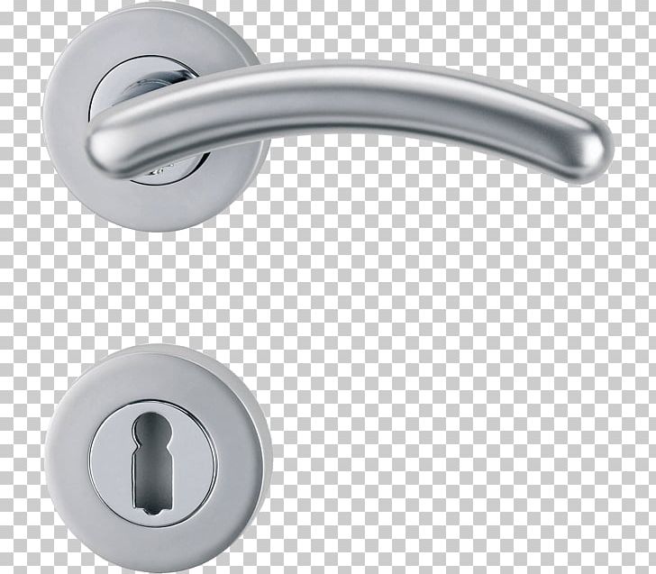 Door Handle GRIFFWERK Rosettengarnitur GABRIELLA Schraubrosette Chrom/Perla Silbermatt-wc Metal Screw Chromium PNG, Clipart, Angle, Assembly, Bathtub Accessory, Chromium, Door Free PNG Download