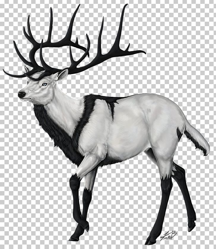 The Endless Forest Reindeer Drawing PNG, Clipart, Antler, Art, Artist, Black And White, Concept Art Free PNG Download