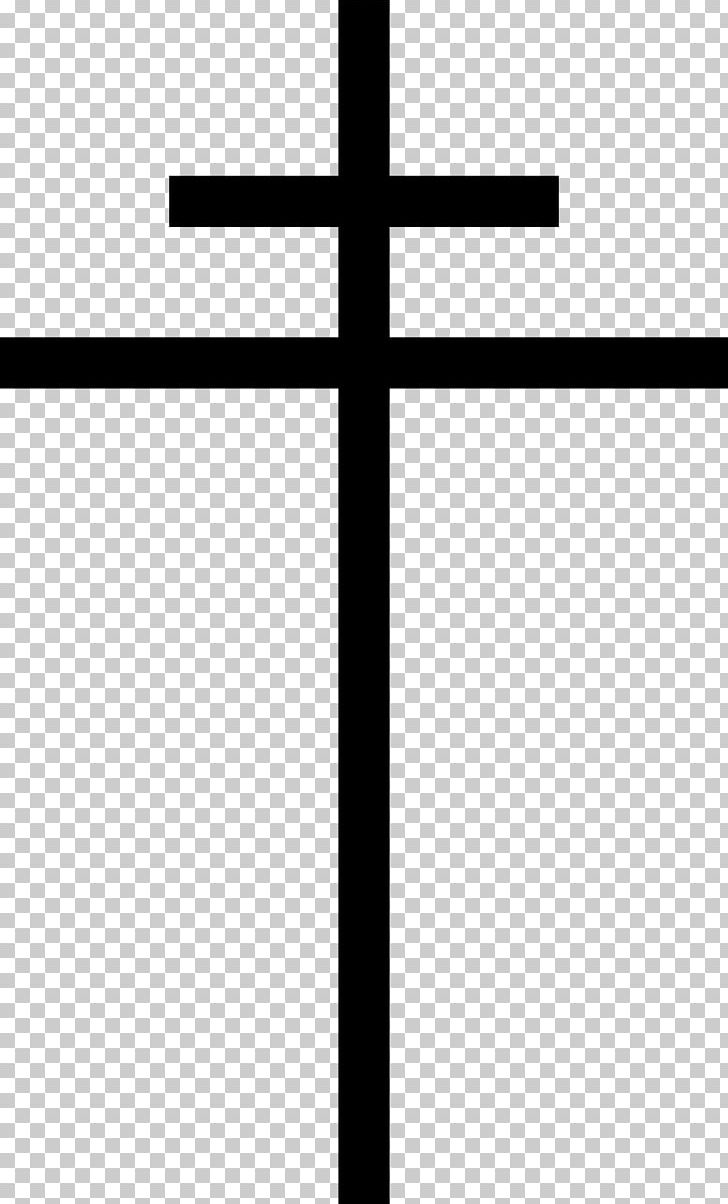 Cross Of Lorraine Symbol Christian Cross PNG, Clipart, Angle, Archangel, Area, Black And White, Christian Cross Free PNG Download