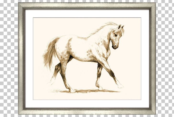 Drawing Horse Painting Art PNG, Clipart, Animals, Artwork, Border Frame, Cartoon, Decorative Free PNG Download