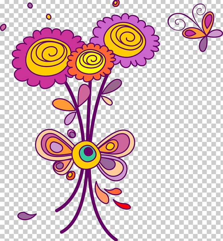 Flower Euclidean PNG, Clipart, Bouquet Of Flowers, Cartoon, Color, Cuteness, Dahlia Free PNG Download