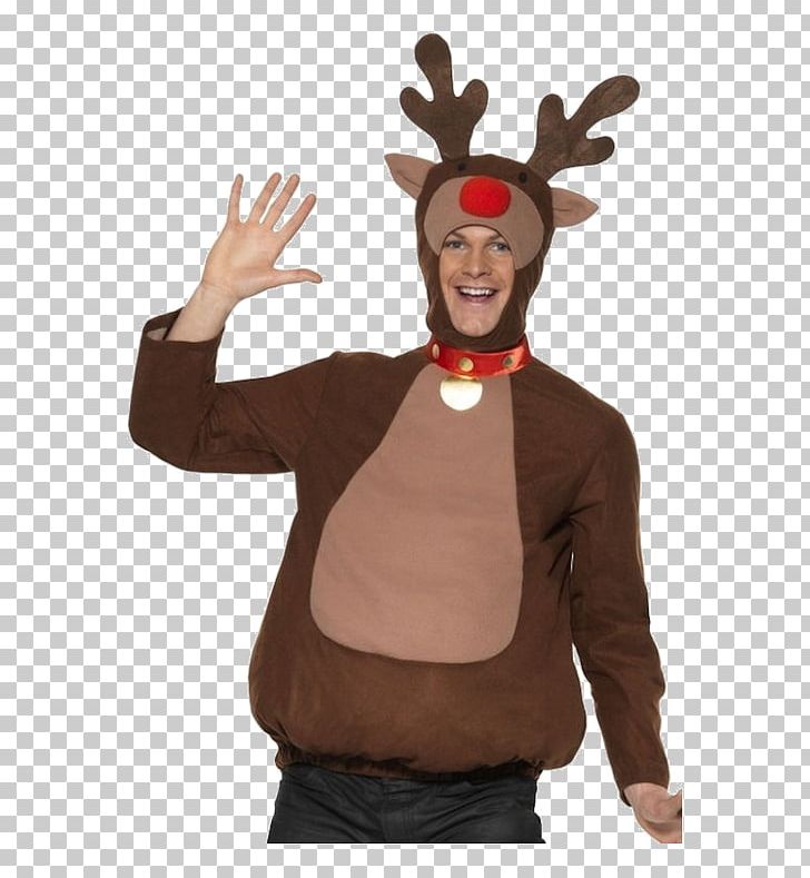 Reindeer Costume Party Santa Claus T-shirt PNG, Clipart, Adult, Antler, Cartoon, Christmas, Clothing Accessories Free PNG Download
