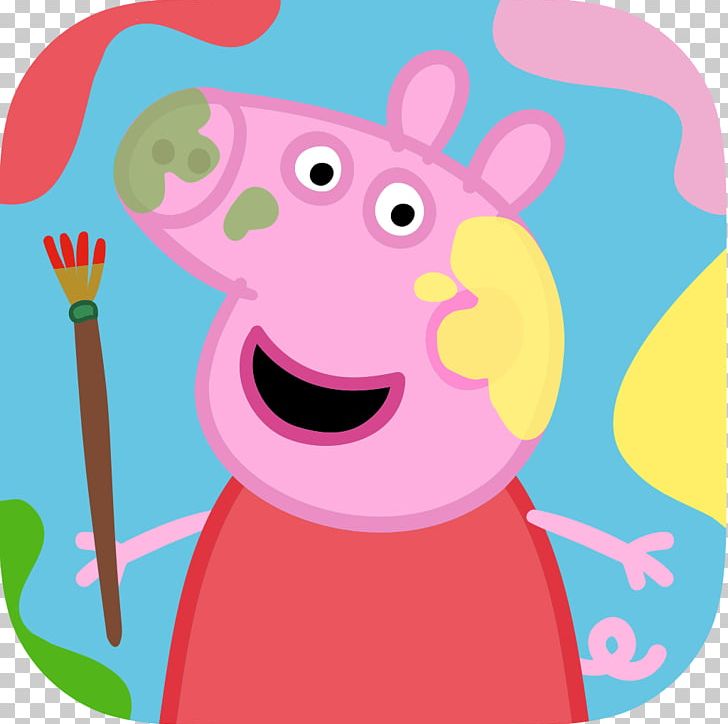 Peppa Pig: Paintbox Peppa Pig: Holiday Android Drawing PNG, Clipart, Android, Art, Canvas, Cartoon, Character Free PNG Download