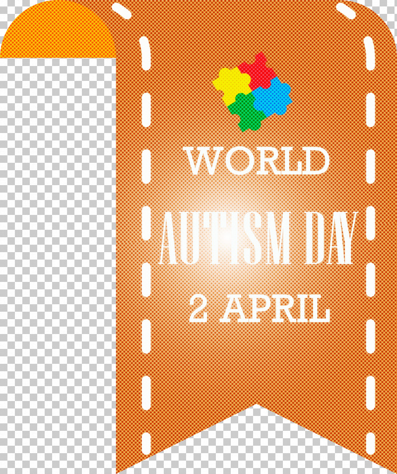 Autism Day World Autism Awareness Day Autism Awareness Day PNG, Clipart, Autism Awareness Day, Autism Day, Line, Logo, Orange Free PNG Download