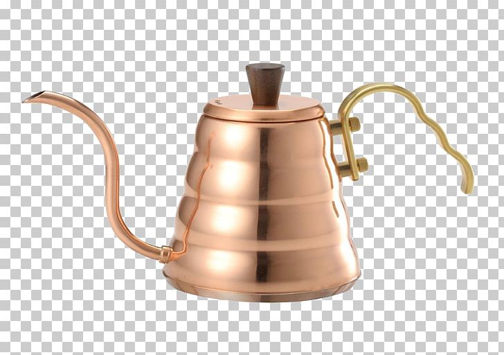 Brewed Coffee Kettle Copper Hario PNG, Clipart, Brass, Brewed Coffee, Coffee, Cooking Ranges, Copper Free PNG Download