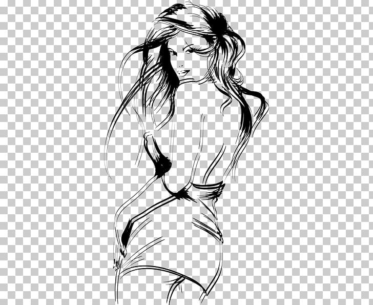 Drawing Sketch PNG, Clipart, Arm, Black, Black Hair, Cartoon, Comics Free PNG Download