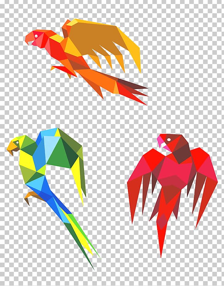 Parrot Origami Bird PNG, Clipart, Animals, Art, Art Paper, Beak, Bird Free PNG Download