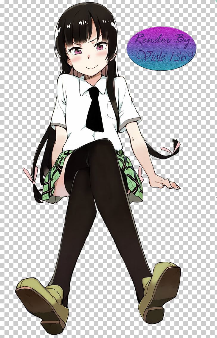 Yozora Mikazuki Haganai Kobato Hasegawa Rendering PNG, Clipart, Anime, Art, Black Hair, Brown Hair, Cartoon Free PNG Download