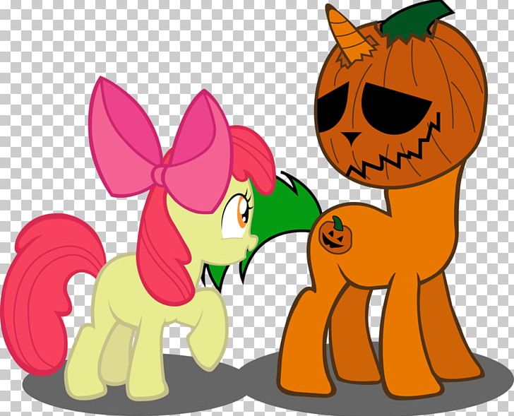 My Little Pony Horse Apple Bloom Pumpkinhead PNG, Clipart, Carnivoran, Cartoon, Cat Like Mammal, Deviantart, Dog Like Mammal Free PNG Download