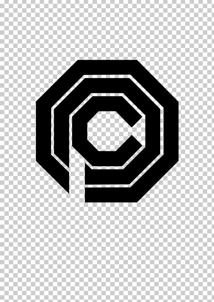 RoboCop Omni Consumer Products ED-209 Logo Cyborg PNG, Clipart, Angle, Black, Black And White, Brand, Circle Free PNG Download