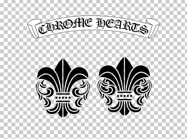 Chrome Hearts Logo Black And White PNG, Clipart, Background Black, Black, Black Background, Black Hair, Brand Free PNG Download