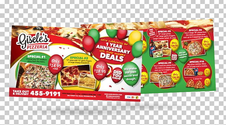 Pizza Vegetarian Cuisine Gisele's Pizzeria Food Graphic Design PNG, Clipart,  Free PNG Download