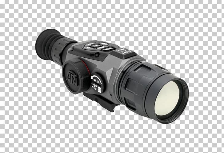 Thermal Weapon Sight Telescopic Sight American Technologies Network Corporation Optics High-definition Television PNG, Clipart, 4k Resolution, 18 X, 1080p, Atn, Display Resolution Free PNG Download