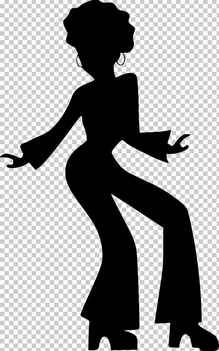Disco Dance Drawing Silhouette PNG, Clipart, Animals, Arm, Art, Black And White, Clip Art Free PNG Download