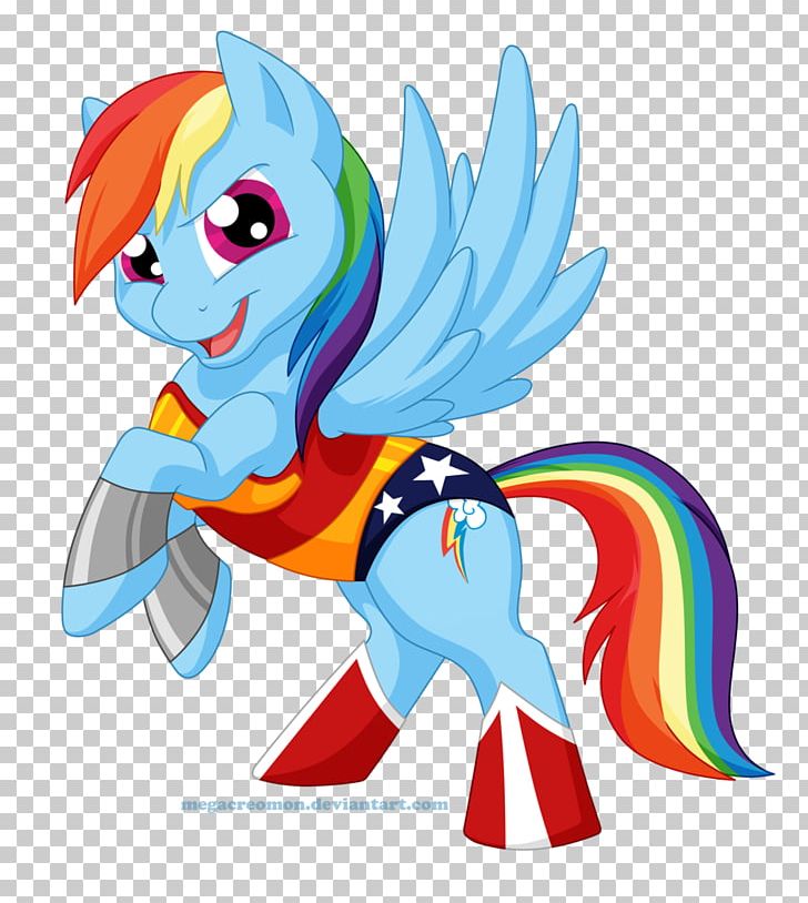 Pony Rainbow Dash Wonder Woman Twilight Sparkle Pinkie Pie PNG, Clipart, Animal Figure, Artist, Cartoon, Female, Fictional Character Free PNG Download