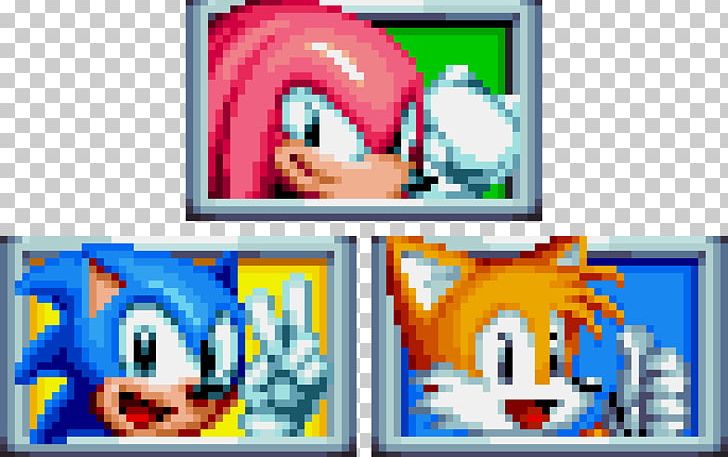 Sonic Mania Sonic The Hedgehog Sonic & Knuckles Tails Sonic Forces PNG, Clipart, Art, Display Device, Game, Gaming, Graphic Design Free PNG Download