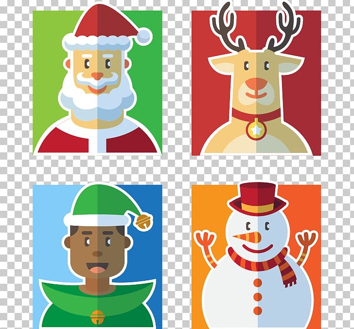 Santa Claus Reindeer Christmas PNG, Clipart, Cartoon Character, Character Vector, Christmas Decoration, Christmas Frame, Christmas Lights Free PNG Download