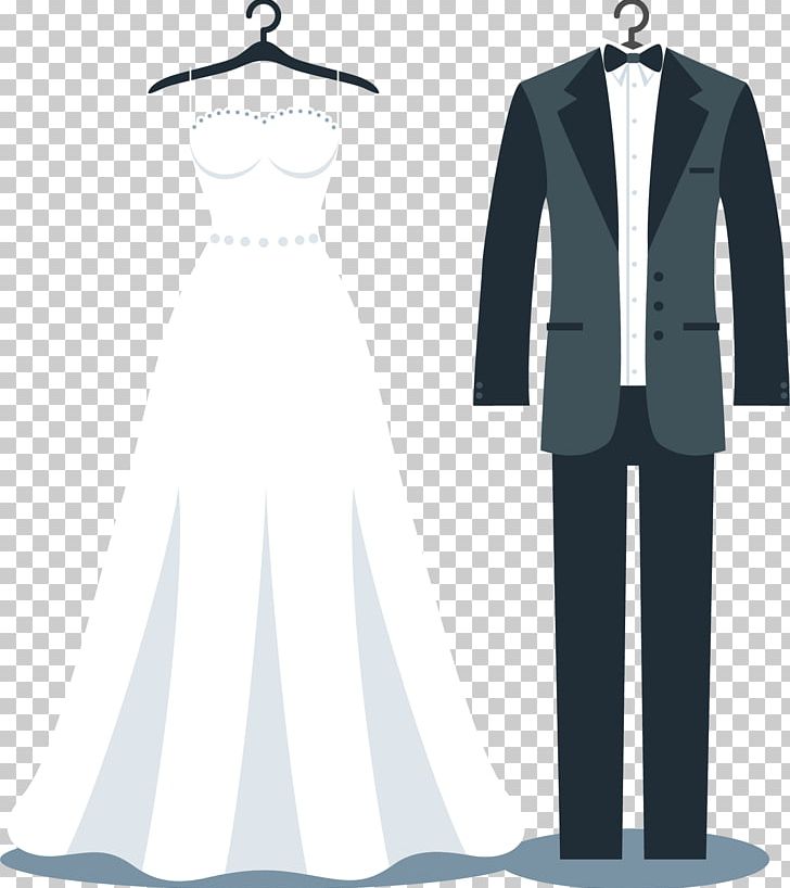 Tuxedo Wedding Dress Suit Bride PNG, Clipart, Black Suit, Bride, Cartoon, Clothes Hanger, Fashion Design Free PNG Download