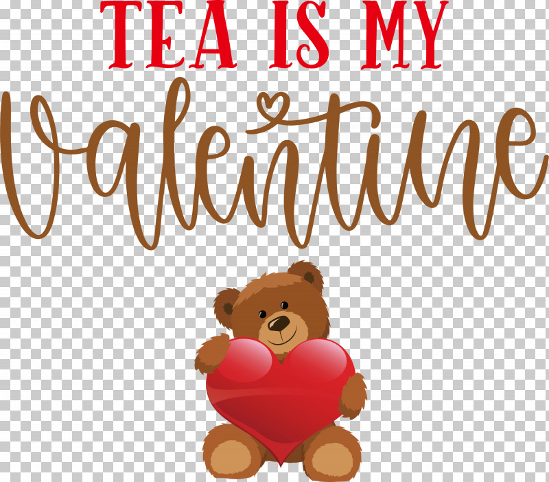 Tea Is My Valentine Valentines Day Valentine PNG, Clipart, Bears, Biology, Logo, M, Meter Free PNG Download