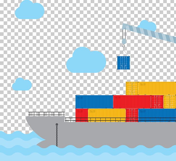 Maritime Transport Ship Watercraft PNG, Clipart, Angle, Area, Blue, Cartoon, Container Free PNG Download